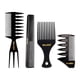 thumbnail image 3 of Xihbxyly Juego de Peines para El Cabello, Kit Profesional de Peinado, Diseño Flexible Anticalor, Peine de Dientes Finos y Anchos, Ideal para Teñir y Seccionar, para Uso En Peluquería o En Casa, Perfe, 3 of 3