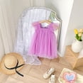 thumbnail image 1 of Verano lindo niñas malla gasa princesa Vestido niño sin mangas tul ropa niños cumpleaños fiesta Vestido niños tutú disfraz 100 (2T) Gao Jinjia LED, 1 of 2
