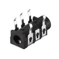 thumbnail image 3 of Unique Bargains 3.5 mm Audio Jack Connector PCB Mount Female Socket 5 Pin PJ-313 15pcs, 3 of 4