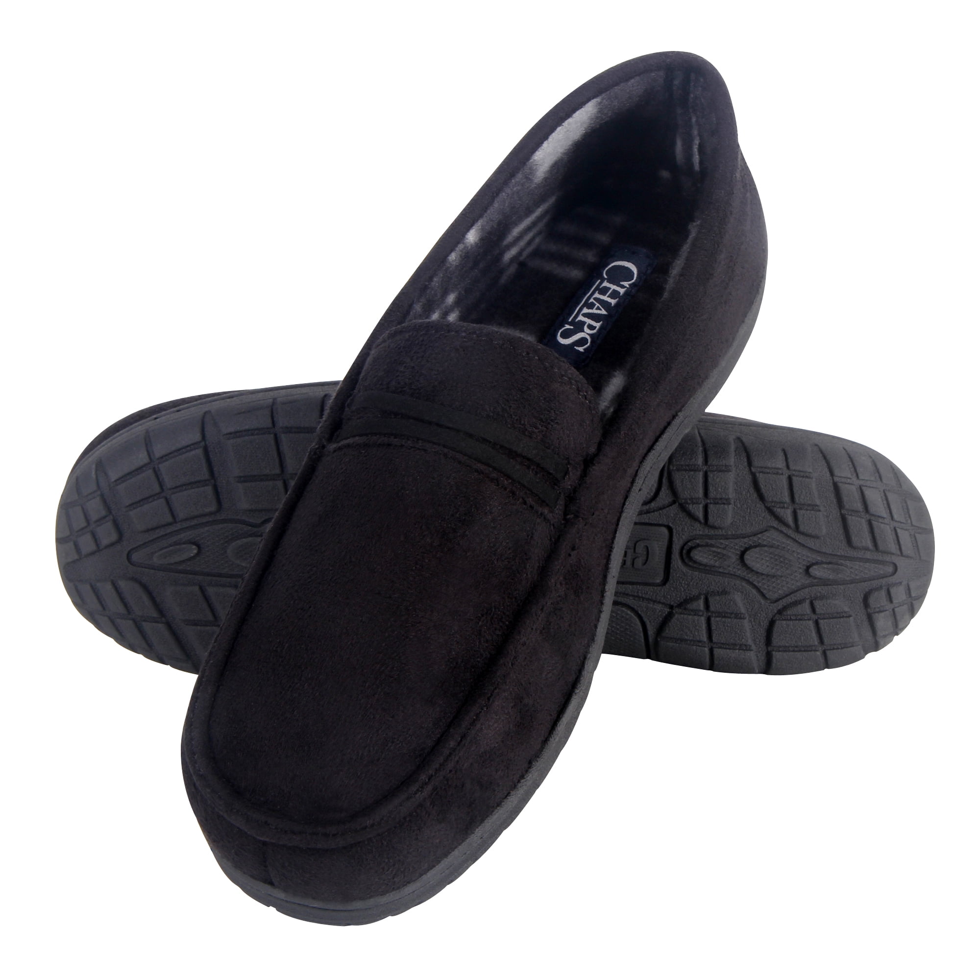 Chaps Chaps Men's Slipper House Shoe Moccasin Memory Foam Suede