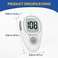 thumbnail image 6 of G-425-3 Glucose Monitor Kit, Blood Sugar Monitor with 100 Test Strips &100 Lancets for Diabetes Testing, High Accuracy Blood Glucose Meter with Auto Eject, No Coding & Large LCD for Seniors, 6 of 7