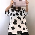thumbnail image 3 of Dnzceghtig - Camiseta para adulto con diseño de vaca, 3 of 5