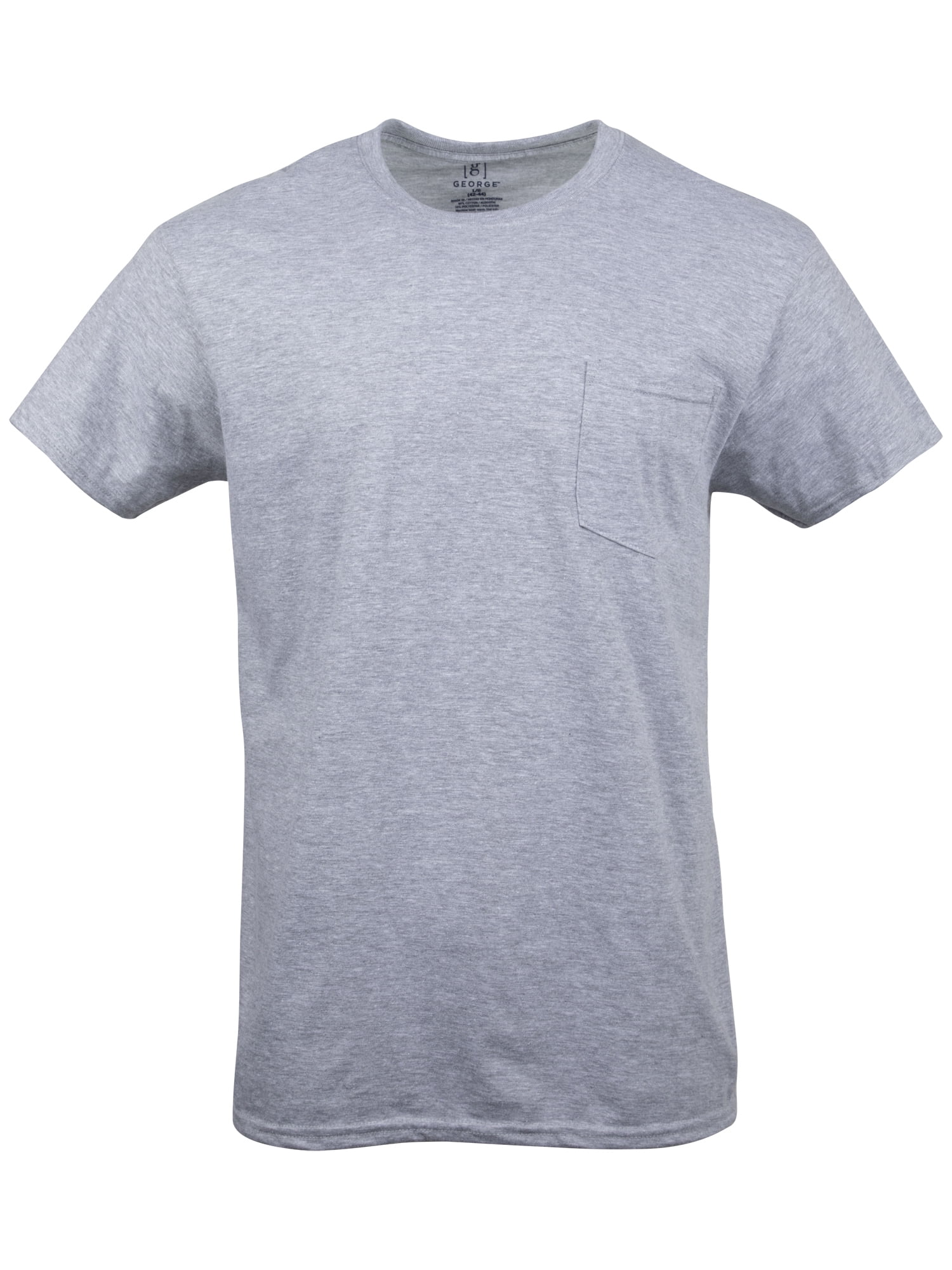 George Men's Pocket T-Shirts, 6-Pack