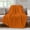 Orange, variant on Burnt Orange Fleece Throw Blanket for Couch, Fall Autumn Thanksgiving Farmhouse Solid Color Microfiber Flannel Blanket for All Season, Lightweight Soft Throw Blankets for Baby, Kids, Pets, 30"x40"