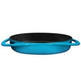 thumbnail image 6 of Bruntmor | Double Handled Enameled Blue Cast Iron Round Tarte Tatin Dish Pan, 6 of 6