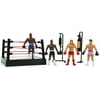 Super Boxing Ring Champions Children Kids Toy Action Figure Playset w/ 4 Toy Figures, & Accessories