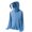 Blue, variant on TOUMENY Summer Hoodies for Men Long Sleeve Loose Solid Zipper Casual Pullover Fashion Lightweight Outdoor Travel Vacation Hooded Shirt Black L