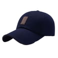 thumbnail image 1 of 1 gorra de béisbol moderna para exteriores, transpirable, deportiva, clásica, con visera para hombre (azul oscuro)., 1 of 6