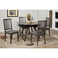 thumbnail image 2 of Alpine Furniture Lennox Round Wood Dining Table in Dark Tobacco (Brown), 2 of 8