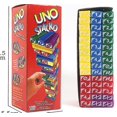 thumbnail image 1 of Uno Jenga Classic Game Stacko Game Block Tumble Tower Stacking Board Game For Kids Adults, 1 of 1