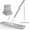 32 in Mop Set, variant on 36 inch Microfiber Mop Heavy Duty Flat Dust Mop for Cleaning Floors | Deep Cleaning for Hardwood Tile Laminate Includes 3 Reusable Washable Pads and Adjustable Long Handle