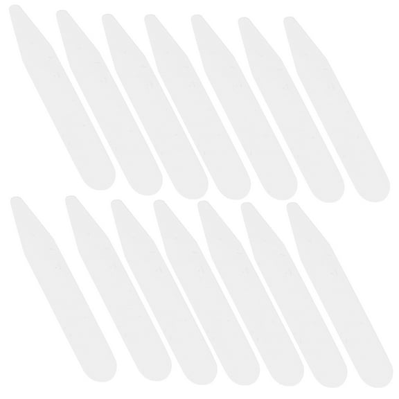 Raindrops Dress Shirt Collar Stays 200 Pcs - , Versatile Support with Compact Storage for Shirts