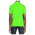 thumbnail image 2 of Yellow Rooster Men's PosiCharge RacerMesh Polo Shirts Neon Green M, 2 of 6