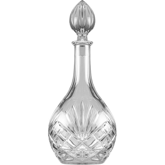 Barski - Hand Cut - Mouth Blown - Crystal - Wine Decanter - 32 oz. - Made in Europe