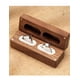 thumbnail image 2 of Caja De Madera Nogal Para Dos Anillos De Boda O Compromiso, 2 of 4
