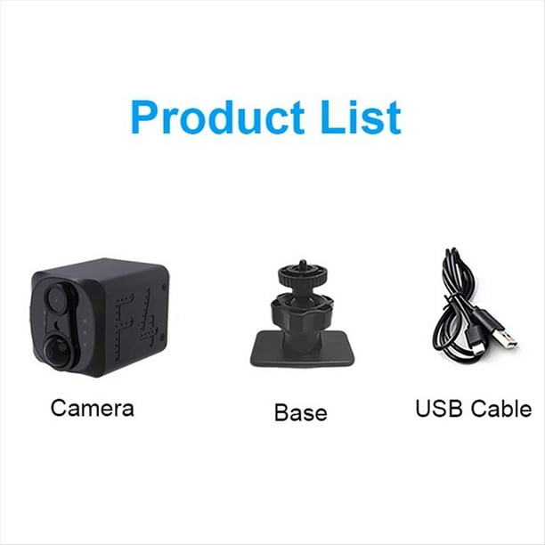 Cámara de Seguridad Inalámbrica WD22 de 4 MP con Alarma PIR, Audio Bidireccional, Visión , Minicámara WiFi, Cámara de Vigilancia 90D en Modo de Espera.