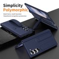 thumbnail image 2 of ELEHOLD Case for Samsung Galaxy Z Fold 6, Anti-Drop Thin Hinge Protection Screen Protector Case with Strap & Kickstand,Blue, 2 of 7