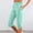 *2-Mint Green, variant on VBVC Women's Colorful Drawstring Capri Sweatpants,Split Hem Butt Lift Trousers For Women,Ladies Lightweight Workout Lounge Pants with Pockets,Purple,S-2XL