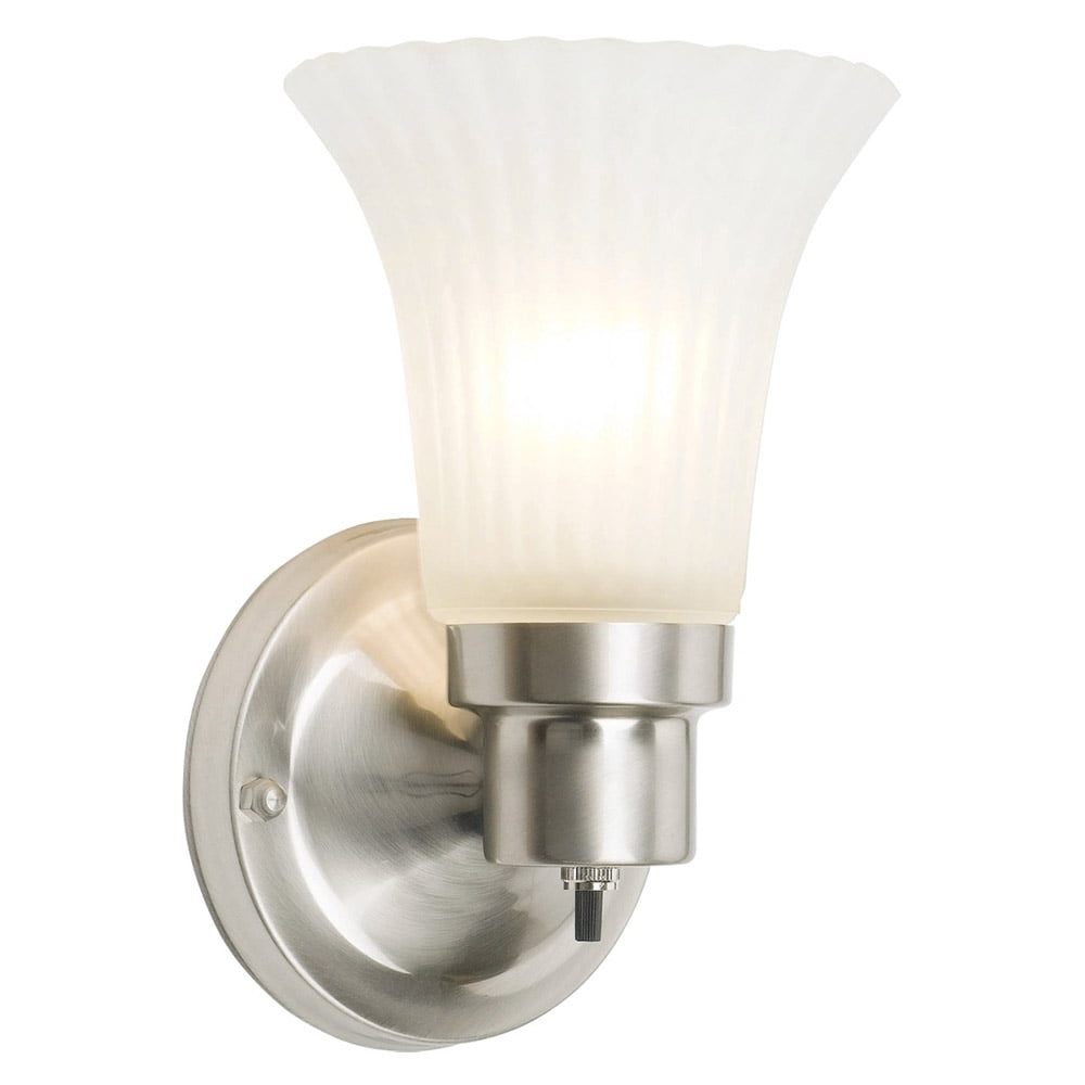 Design House 504977 The Village Traditional 1Light Indoor Dimmable Wall Sconce with Frosted