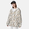 thumbnail image 3 of Vsdgher Sweat à Capuche Rétro Imprimé Lapin pour Hommes et Femmes, Protection Solaire à Manches Longues pour la Pêche et la Course - TTG, 3 of 7