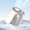 White, variant on Semiconductor Cooling Clip Fan, 199 Speeds 360° Rotation with Lanyard | Detachable 2000mAh Rechargeable Desk Fan for Office Outdoor Camping and Travel(White)