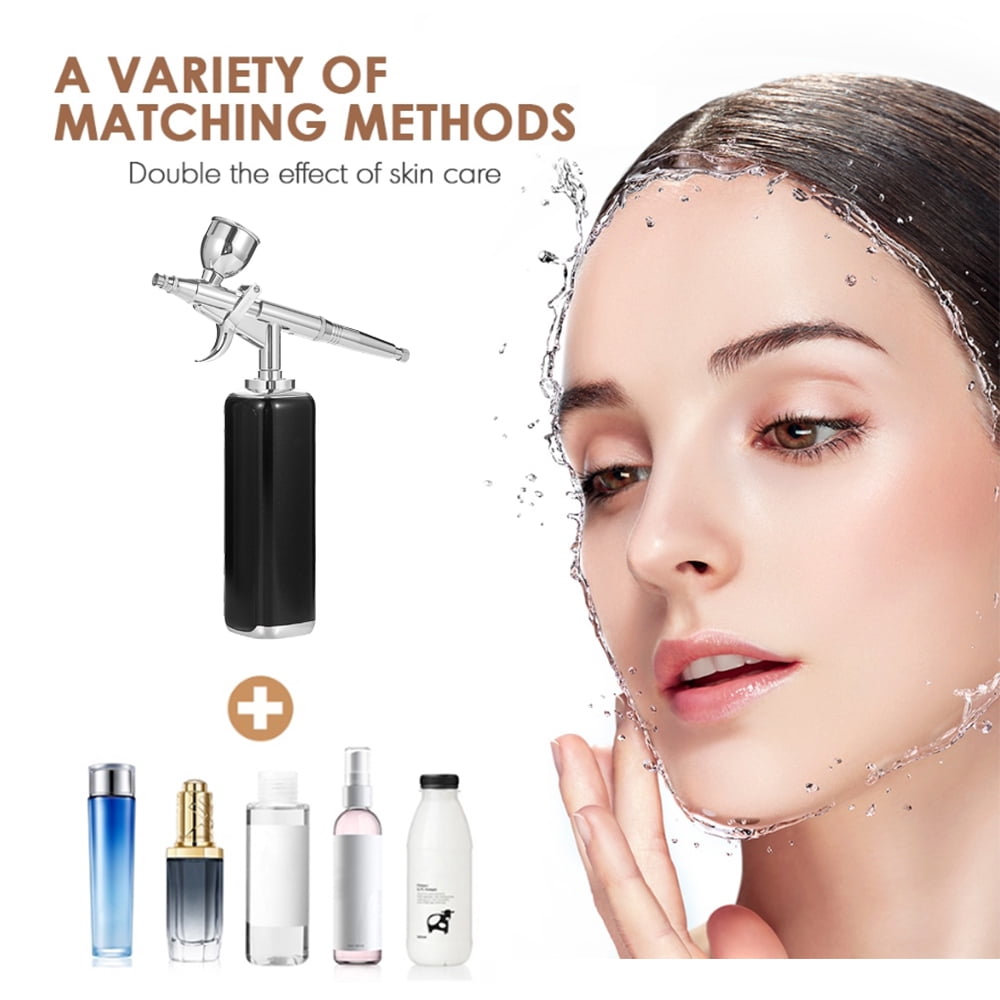 High air flow Airbrush Kit, Wireless Portable Airbrush Compressor, Rechargeable Cordless Airbrush, Mini Air Brush, Handheld Airbrush Gun for Barber, Model Painting, Nail Art, Makeup, Tattoo