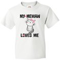 thumbnail image 3 of Inktastic My Memaw Loves Me Girls Youth T-Shirt, 3 of 5