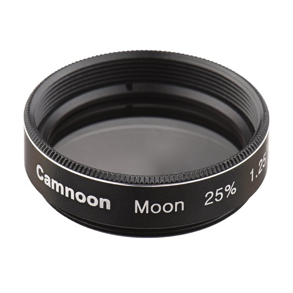 Camnoon Light Transmitting Mirror,Moon Filter Percent Filter Telescope 1.25 Inch Moon Filter 25 Percent 25 Percent Filter Ainn Mashem Huiop
