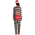 thumbnail image 3 of MJC Womens Rudolph Shine Bright Union Suit With Santa Hat, S, 3 of 3