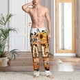 thumbnail image 2 of Balery I Love Fall Most Of All Pantalones de pijama para hombre, pijama ultraligero, pantalón de descanso-X-Large, 2 of 6