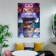 thumbnail image 6 of Japanese Comics Anime Jjk Posters (10) Wall Art Picture Painting Poster Canvas Print Posters Artworks Bedroom Living Room Decor 16x24inch(40x60cm), 6 of 6