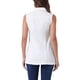 thumbnail image 3 of Chaleco de mezclilla sin mangas para mujer INSPIRE CHIC, con botones, de longitud media, casual, talla XL, blanco, 3 of 6