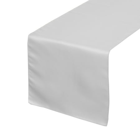 

Your Chair Covers - 14 x 108 Inch L amour Satin Table Runner White