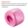thumbnail image 4 of Unique Bargains Polyester Nylon Plastic Rope Twine Household Bundled for Packing,150m Length,Pink, 4 of 4