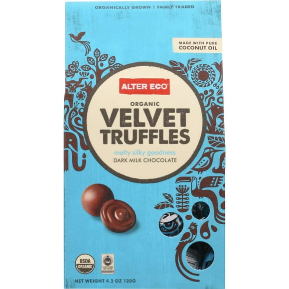 Alter Eco Americas Truffle - Organic - Velvet - 10 pack - 4.2 oz - case of 8