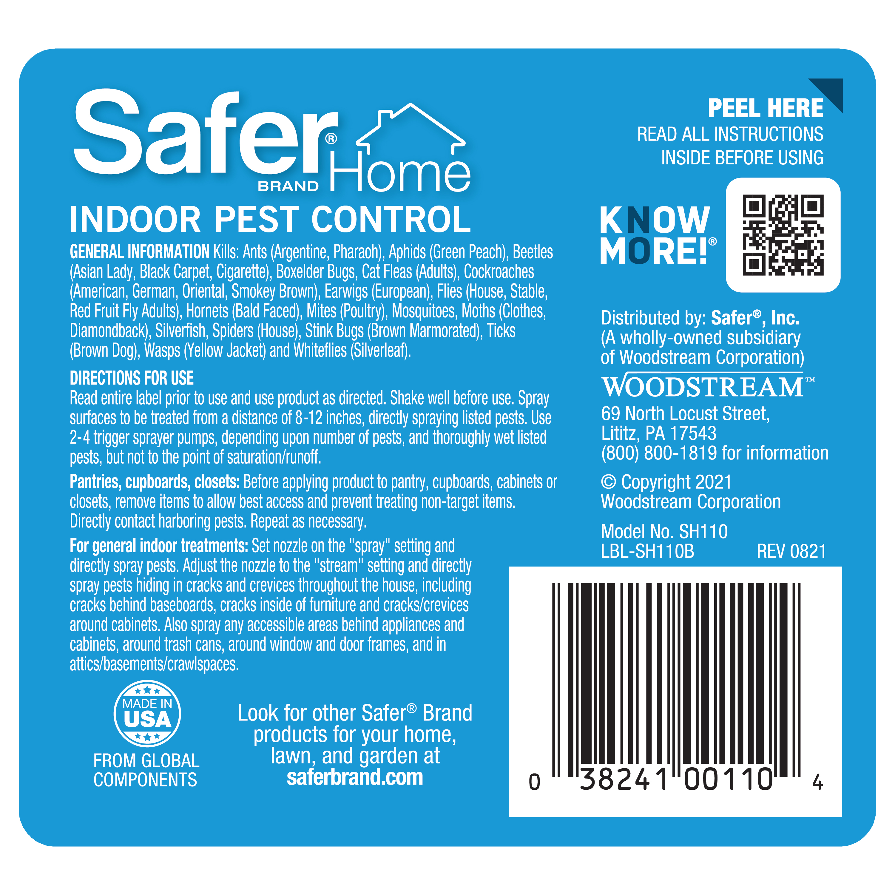 Safer Home Indoor Pest Control Multi-Insect Killer Spray 24oz