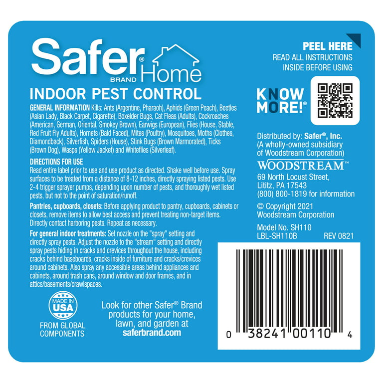 Safer Home Indoor Pest Control Multi-Insect Killer Spray 24oz 
