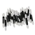 thumbnail image 4 of 50pcs Aplicadores desechables de ojos dobles, Sunnimix, Pincel de esponja, negro, 4 of 8