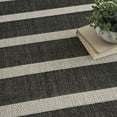 thumbnail image 4 of Nourison Positano Indoor/Outdoor Black Ivory 4' x 6' Area Rug (4x6), 4 of 9