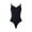 black, variant on Women's Seamless Shapewear Bodysuit — Tummy Control Body Shaper, Slimming One-Piece Sculpting Bodysuit, Adjustable Straps, Firm Compression Waist Trainer, Seamless Under Dress Smoothing Body Suit