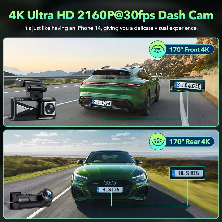 Dashcam 4k voiture
