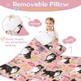 thumbnail image 3 of Bernese Mountain Dogs with Pioneer Flower Toddler Nap Mats for Kids Preschool,50"x20" Sleeping Mat Bag or Kids,Toddler Sleeping Bag,Toddler Nap Mat or Daycare, 3 of 6