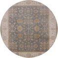 thumbnail image 1 of Ahgly Company Indoor Round Mid-Century Modern Rose Purple Oriental Area Rugs, 8' Round, 1 of 6