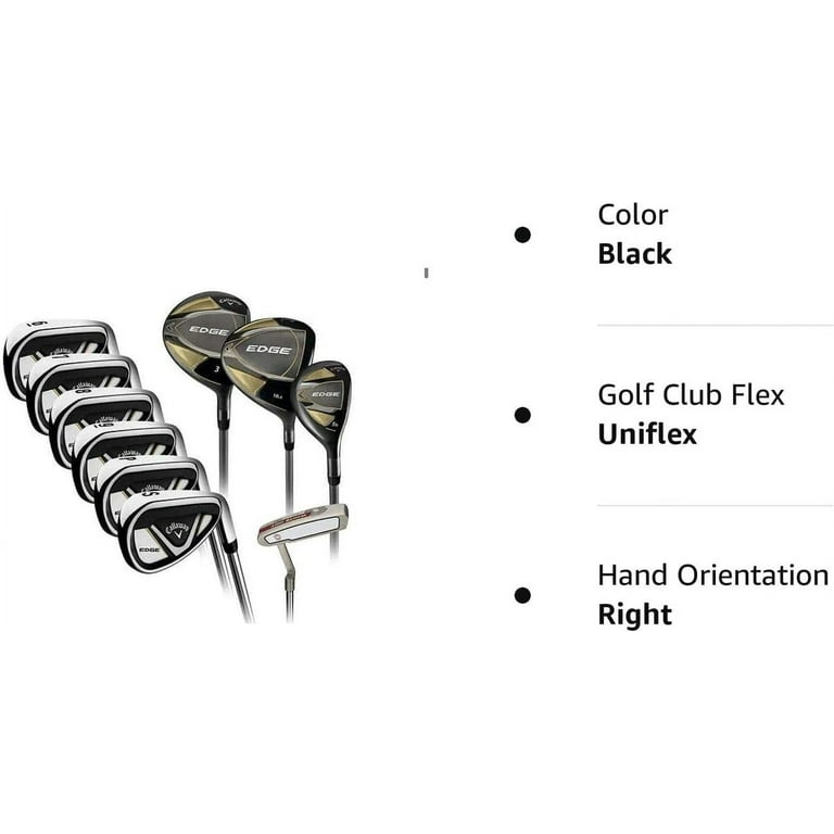 Callaway Unisex's Edge 10 Piece Golf Set-Right Handed, 10525 cm
