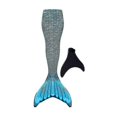 thumbnail image 1 of Adult Reinforced Mermaid Tail For Swimming, Monofin Included Blue S, 1 of 5