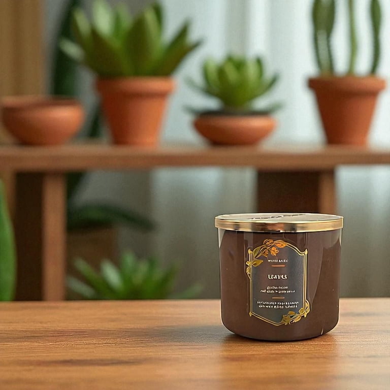 Bath and Body Works, Leaves Scented Candle, 3-Wick, 14.5 oz