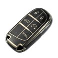 thumbnail image 1 of Funda para mando a distancia de entrada sin llave de 5 botones de TPU Unique Bargains Compatible con Dodge Durango 2018-2023 negro, 1 of 7