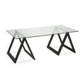 thumbnail image 6 of Evelyn&Zoe Modara 46" Wide Rectangular Coffee Table, Satin Nickel, 6 of 6