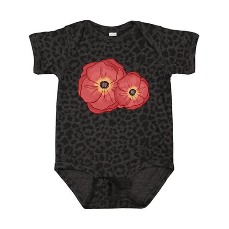 

Inktastic Red Poppy Flowers Gift Baby Boy or Baby Girl Bodysuit