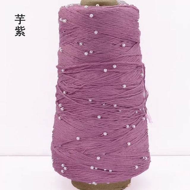 350g Pearl Mercerized Cotton Yarn Hand-knitted Cotton Pearl Lace Line Fine Crochet Thread Bead Thread Diy Hand-braided Thread